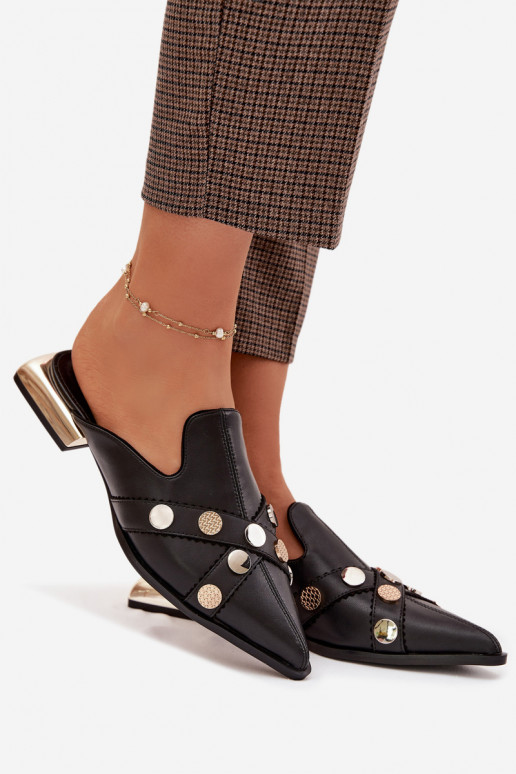 Plätud naturaalsest nahast Mule Pealiste omad rihmadega D&A CR61-3058 msuud