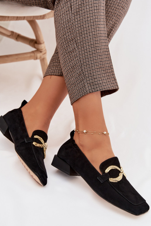 naiste mokassiinidPealturalnego seemisnakhsedu Kuldset värvi Detal D&A CR61-3115 msuud