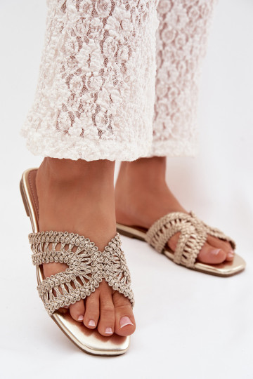 Plätud Pealiste korter Kuldset värvi Fariella