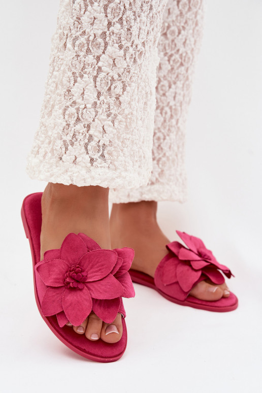 sileda tallaga naiste plätud Koos Ornatei Lillami tumeroosad värvi Elzoria