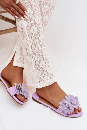 Plätud Pealiste korter Kaunistusega Violetne värv Grelora