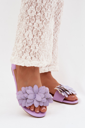 Plätud Pealiste korter Kaunistusega Violetne värv Grelora 2