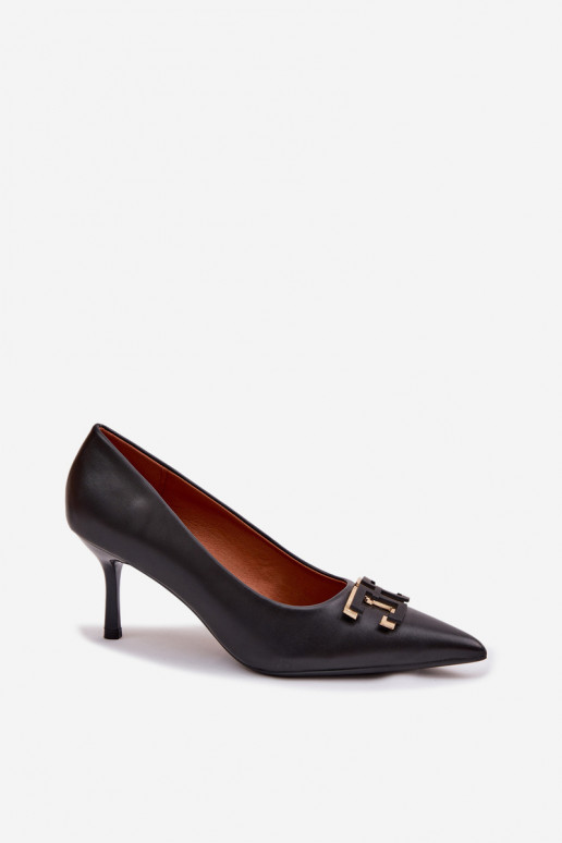 kõrge kontsaga Kingad kaunistustega Eko Pealhk msuud Fivara