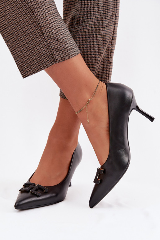 kõrge kontsaga Kingad kaunistustega Eko Pealhk msuud Fivara