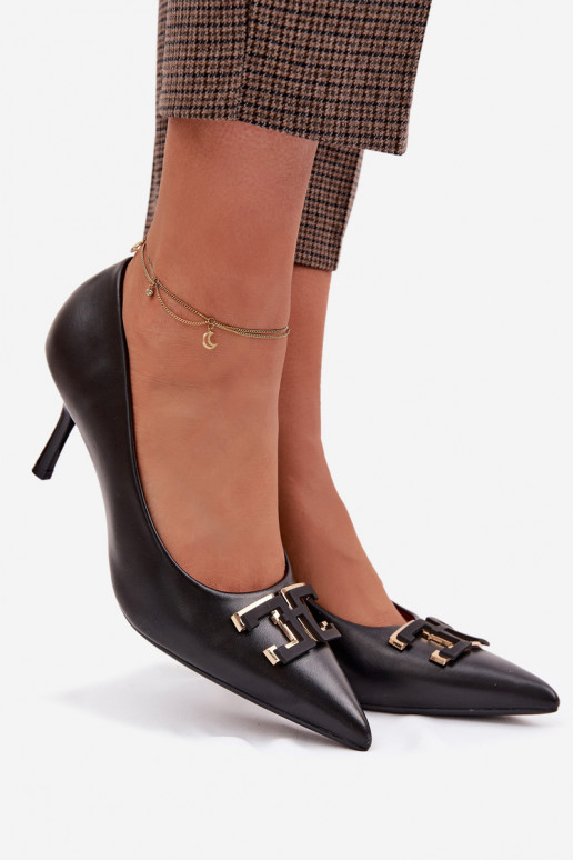 kõrge kontsaga Kingad kaunistustega Eko Pealhk msuud Fivara