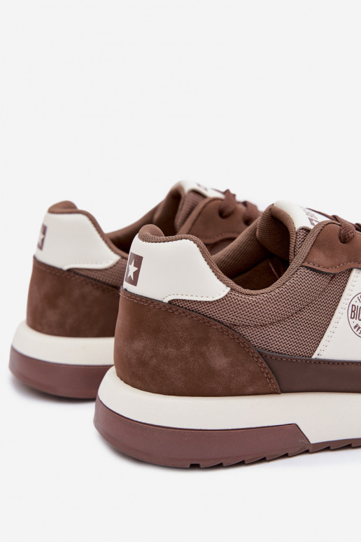 spordijalatsid Sneakers tüüpi jalanõud meestele Big Star TT174353 pruunid värvi