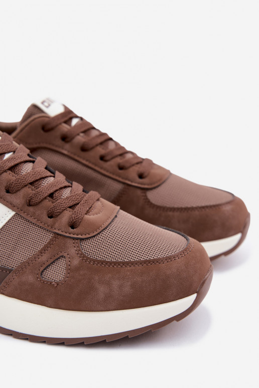 spordijalatsid Sneakers tüüpi jalanõud meestele Big Star TT174353 pruunid värvi