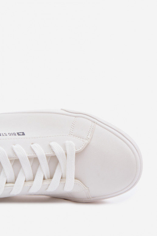 meestele vabaaja jalanõud eko-nahast Big Star TT174001 valget värvi