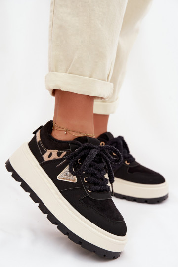 Sneakers tüüpi jalanõud Pealiste omad platvormiga msuud Florinda