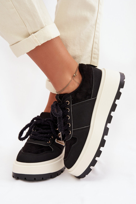 Sneakers tüüpi jalanõud Pealiste omad platvormiga msuud Florinda