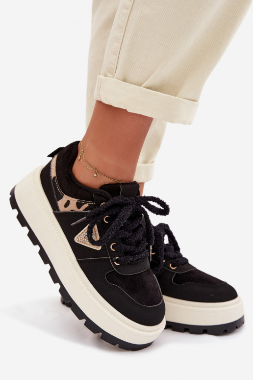 Sneakers tüüpi jalanõud Pealiste omad platvormiga msuud Florinda