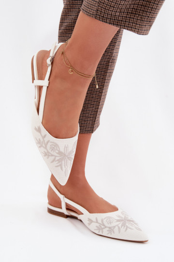 PealistesandaalidHaftem Peal sileda tallaga valget värvi Grelia