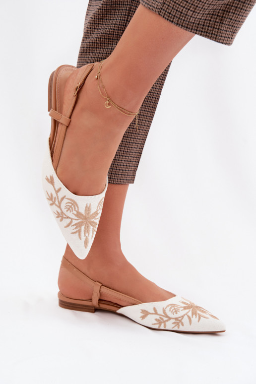 PealistesandaalidHaftem Peal sileda tallaga pruunid värvi Grelia