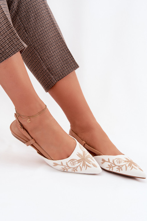 PealistesandaalidHaftem Peal sileda tallaga pruunid värvi Grelia