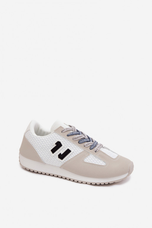 Sneakers tüüpi jalanõud Pealiste omad Koos Ornate Paeladm Halli värvi Henira