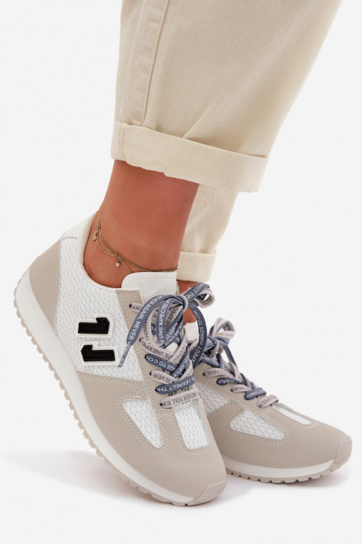 Sneakers tüüpi jalanõud Pealiste omad Koos Ornate Paeladm Halli värvi Henira