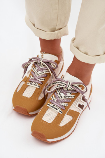 Sneakers tüüpi jalanõud Pealiste omad Koos Ornate Paeladm Kollased Henira