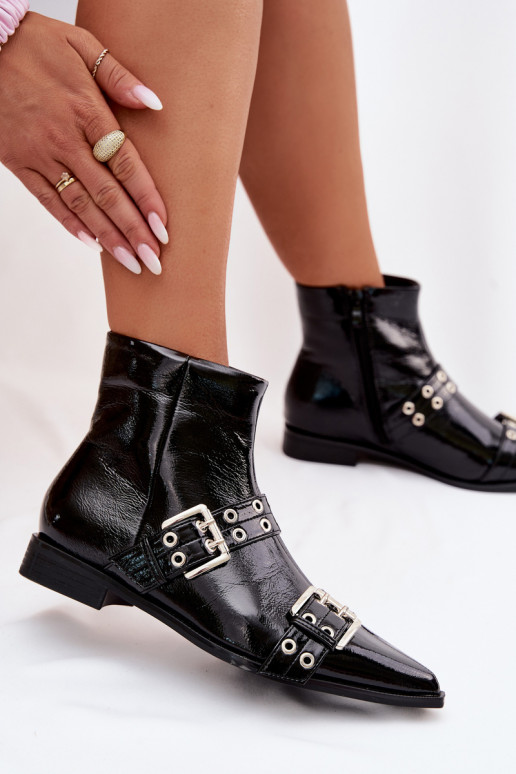 Laque Pealiste poolsaapad laiade nööridega Triipudega I neetide ja pandlagami msuud Hamira