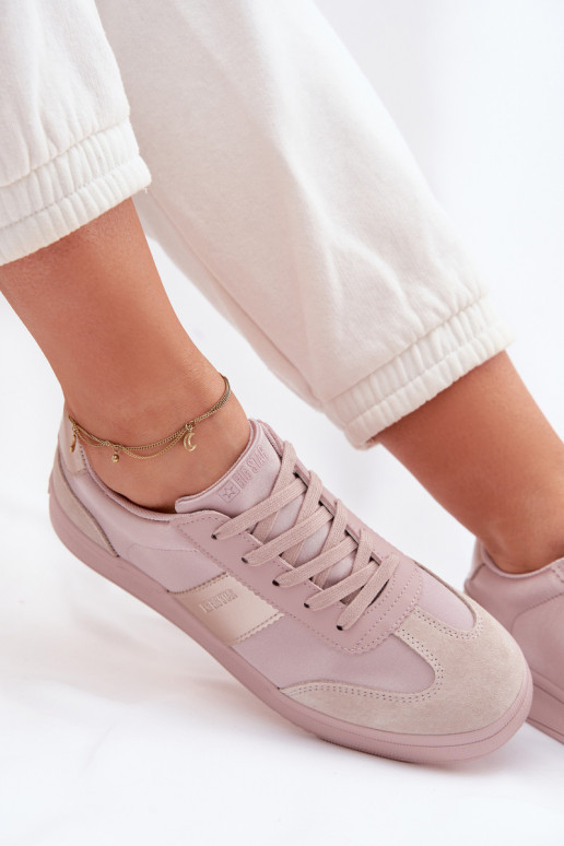 Sneakers tüüpi jalanõud Pealiste omad Big Star TT274157 Tumeroosad värvi