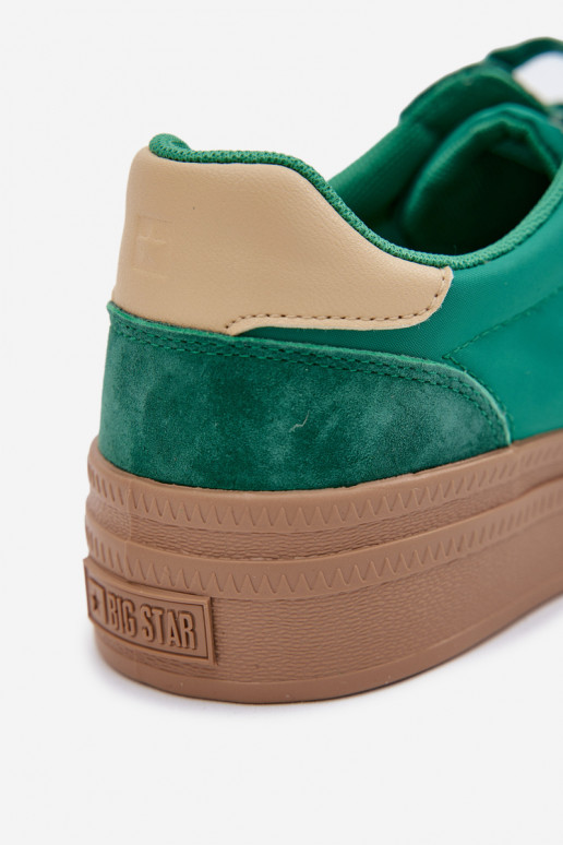 seemisnakhsed Sneakers tüüpi jalanõud Pealiste omad Big Star TT274163 Rohelist värvi