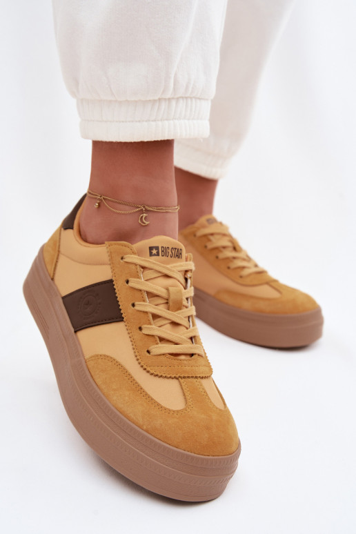 seemisnakhsed Sneakers tüüpi jalanõud Pealiste omad Big Star TT274166 Kollased