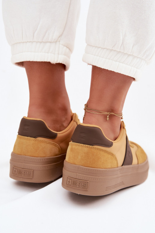 seemisnakhsed Sneakers tüüpi jalanõud Pealiste omad Big Star TT274166 Kollased