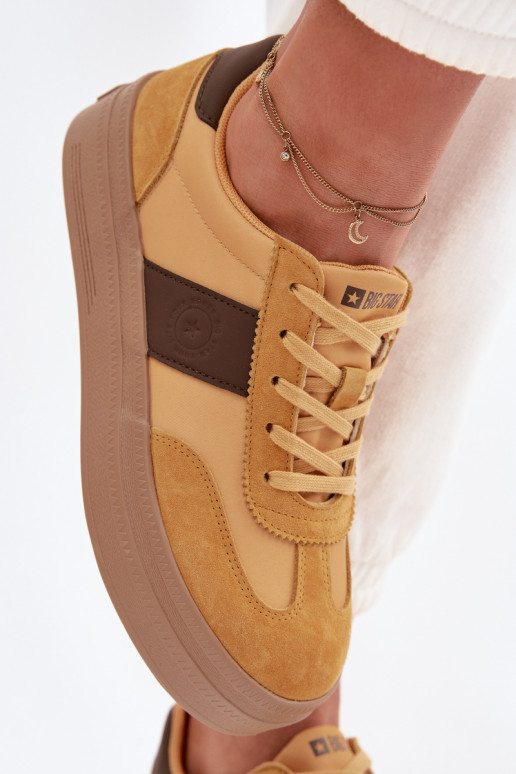 seemisnakhsed Sneakers tüüpi jalanõud Pealiste omad Big Star TT274166 Kollased