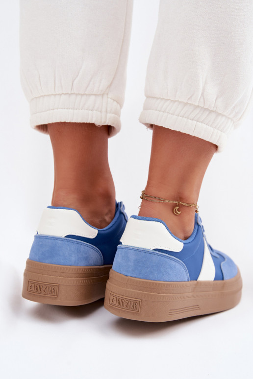 seemisnakhsed Sneakers tüüpi jalanõud Pealiste omad Big Star TT274165 Sinist värvi