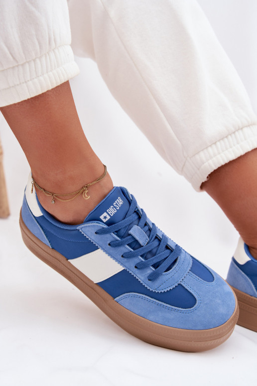 seemisnakhsed Sneakers tüüpi jalanõud Pealiste omad Big Star TT274165 Sinist värvi