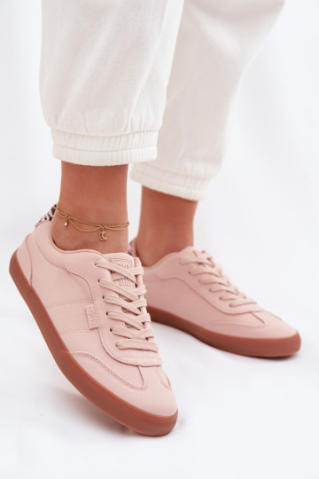 Sneakers tüüpi jalanõud Pealiste omad Riidest Big Star TT274359 Tumeroosad värvi