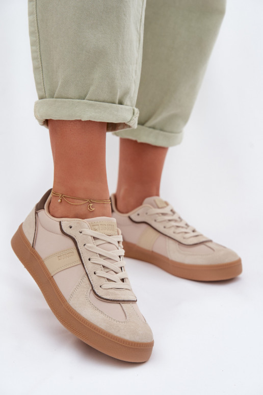 Sneakers tüüpi jalanõud Pealiste omad Big Star TT274174 beeži värvi