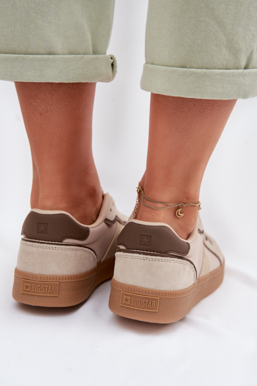 Sneakers tüüpi jalanõud Pealiste omad Big Star TT274174 beeži värvi