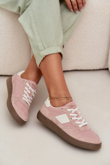 Sneakers tüüpi jalanõud Pealiste omad Big Star TT274175 Tumeroosad värvi