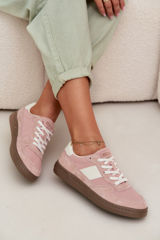 Sneakers tüüpi jalanõud Pealiste omad Big Star TT274175 Tumeroosad värvi