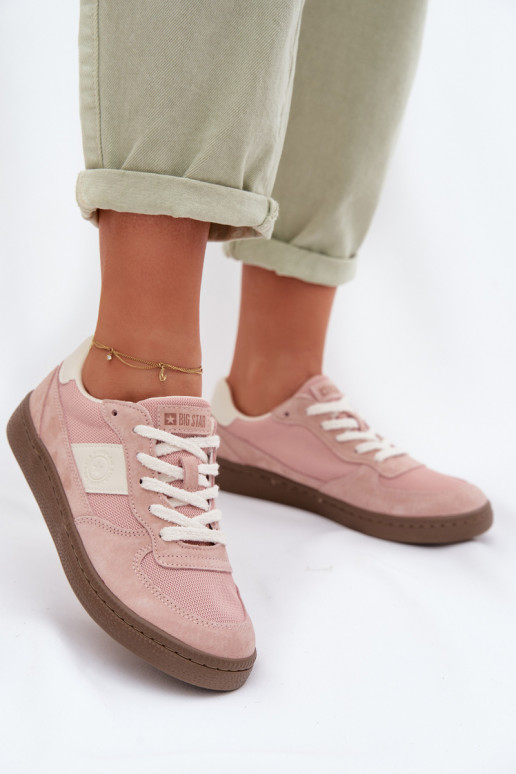 Sneakers tüüpi jalanõud Pealiste omad Big Star TT274175 Tumeroosad värvi