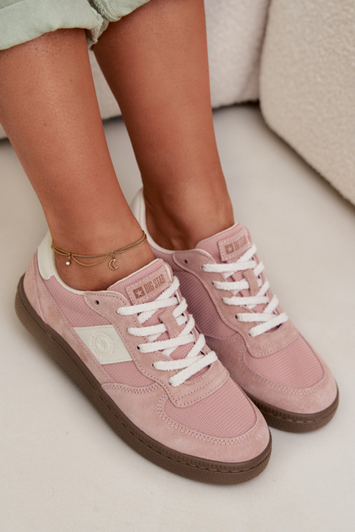 Sneakers tüüpi jalanõud Pealiste omad Big Star TT274175 Tumeroosad värvi