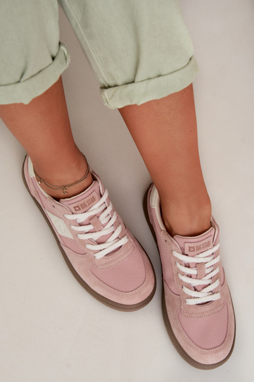 Sneakers tüüpi jalanõud Pealiste omad Big Star TT274175 Tumeroosad värvi