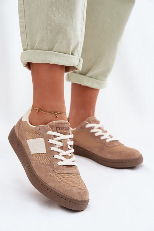 Sneakers tüüpi jalanõud Pealiste omad Big Star TT274177 elevandiluu värvi