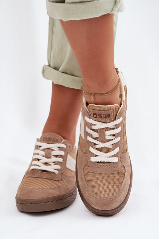 Sneakers tüüpi jalanõud Pealiste omad Big Star TT274177 elevandiluu värvi