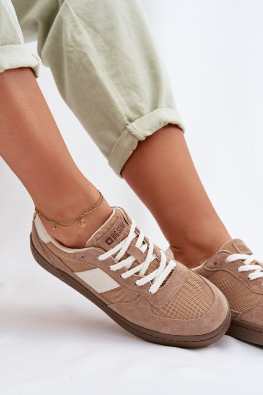 Sneakers tüüpi jalanõud Pealiste omad Big Star TT274177 elevandiluu värvi