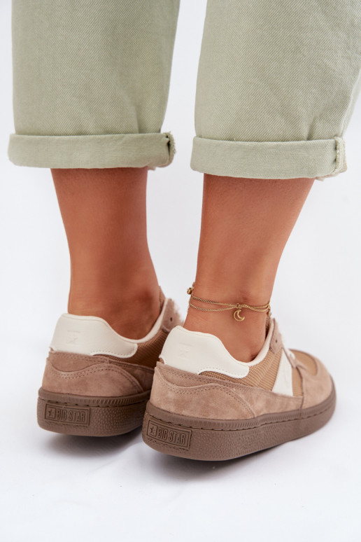 Sneakers tüüpi jalanõud Pealiste omad Big Star TT274177 elevandiluu värvi