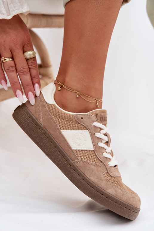 Sneakers tüüpi jalanõud Pealiste omad Big Star TT274177 elevandiluu värvi