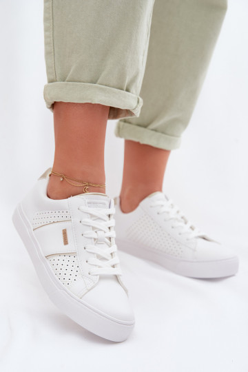 Sneakers tüüpi jalanõud Pealiste omad Ažuurne Big Star TT274291 valget värvi