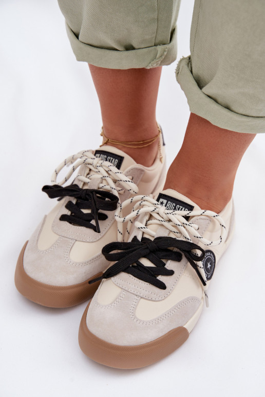 Sneakers tüüpi jalanõud Pealiste omadPodsisseójnym Paeladm Big Star TT274168 beeži värvi