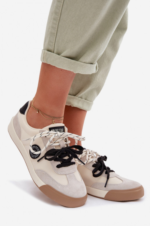 Sneakers tüüpi jalanõud Pealiste omadPodsisseójnym Paeladm Big Star TT274168 beeži värvi