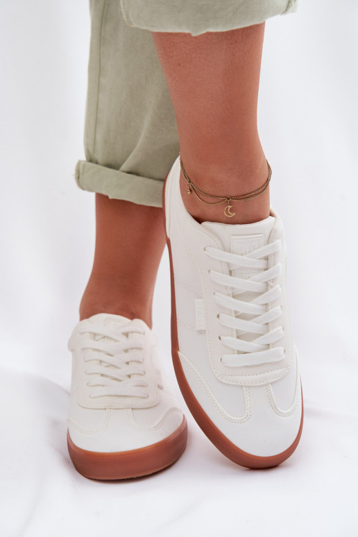 Sneakers tüüpi jalanõud Pealiste omad Riidest Big Star TT274357 valget värvi