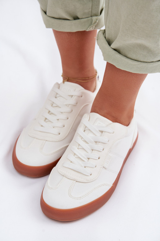 Sneakers tüüpi jalanõud Pealiste omad Riidest Big Star TT274357 valget värvi