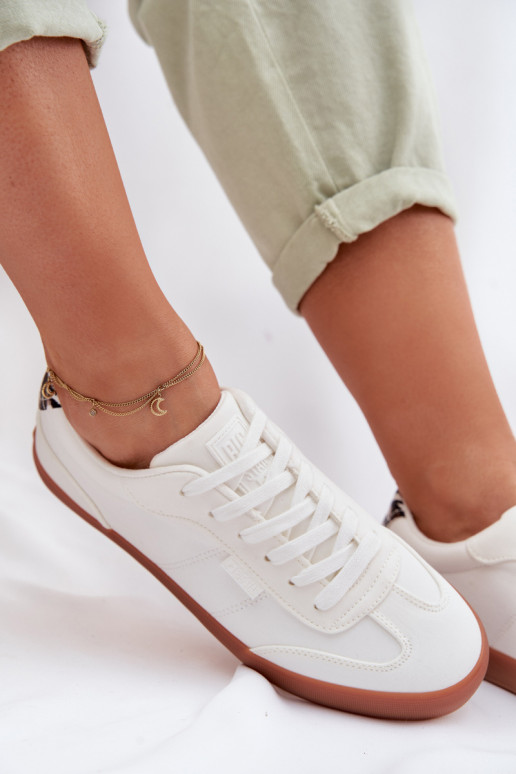 Sneakers tüüpi jalanõud Pealiste omad Riidest Big Star TT274357 valget värvi