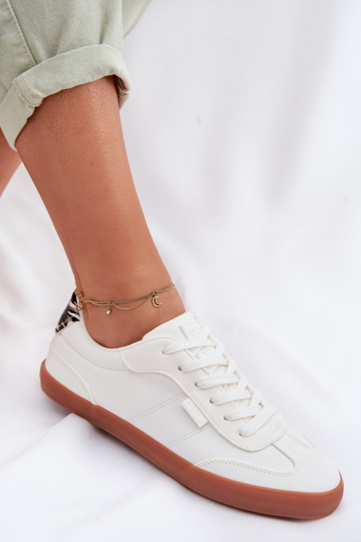 Sneakers tüüpi jalanõud Pealiste omad Riidest Big Star TT274357 valget värvi