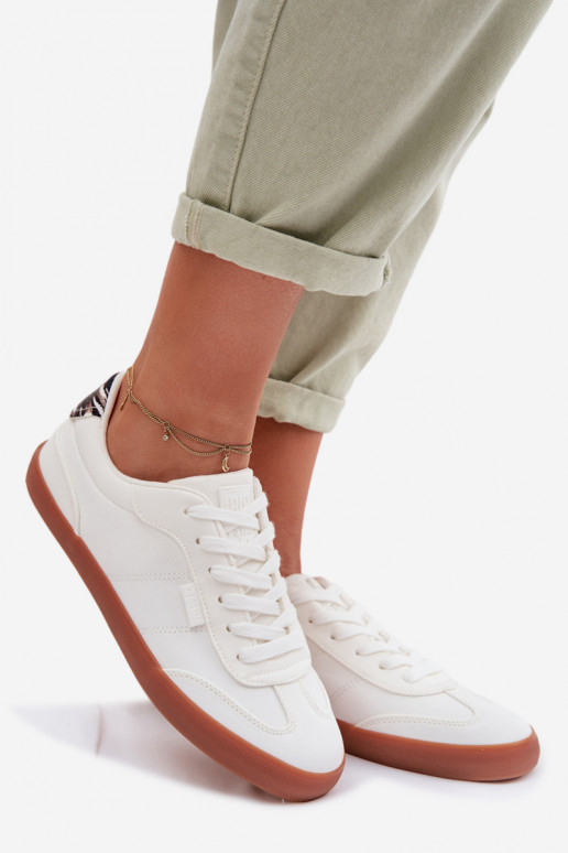 Sneakers tüüpi jalanõud Pealiste omad Riidest Big Star TT274357 valget värvi